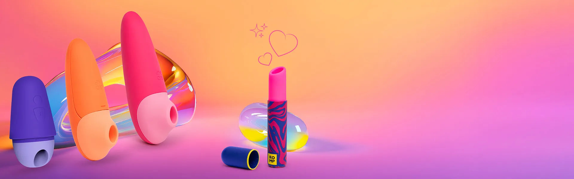boys sex toy Romp Presto Silicone Mini Wand Vibrator – Peachy Vibes