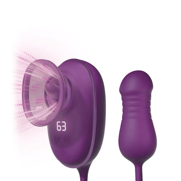 Amovibe - Nebula Orbit Suction & Thrusting Clit Vibrator | USB Rechargeable AmoVibe - For Me To Love