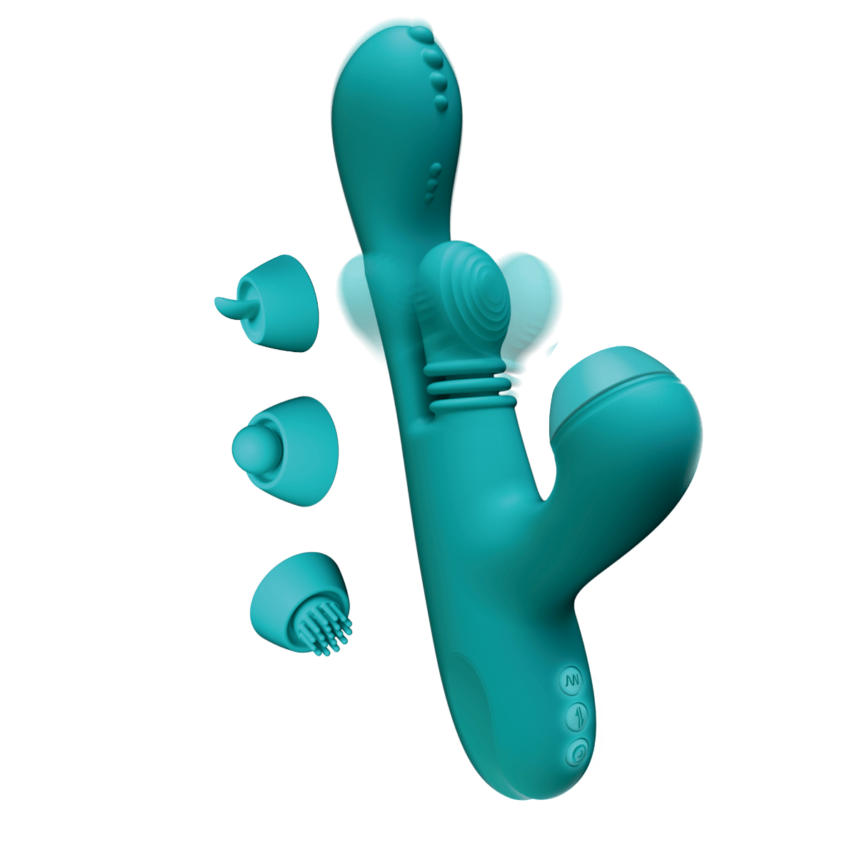 Amovibe - Sensa Sway G-Spot Vibrator with 4 Interchangeable Clitoral Heads | USB Rechargeable AmoVibe - For Me To Love