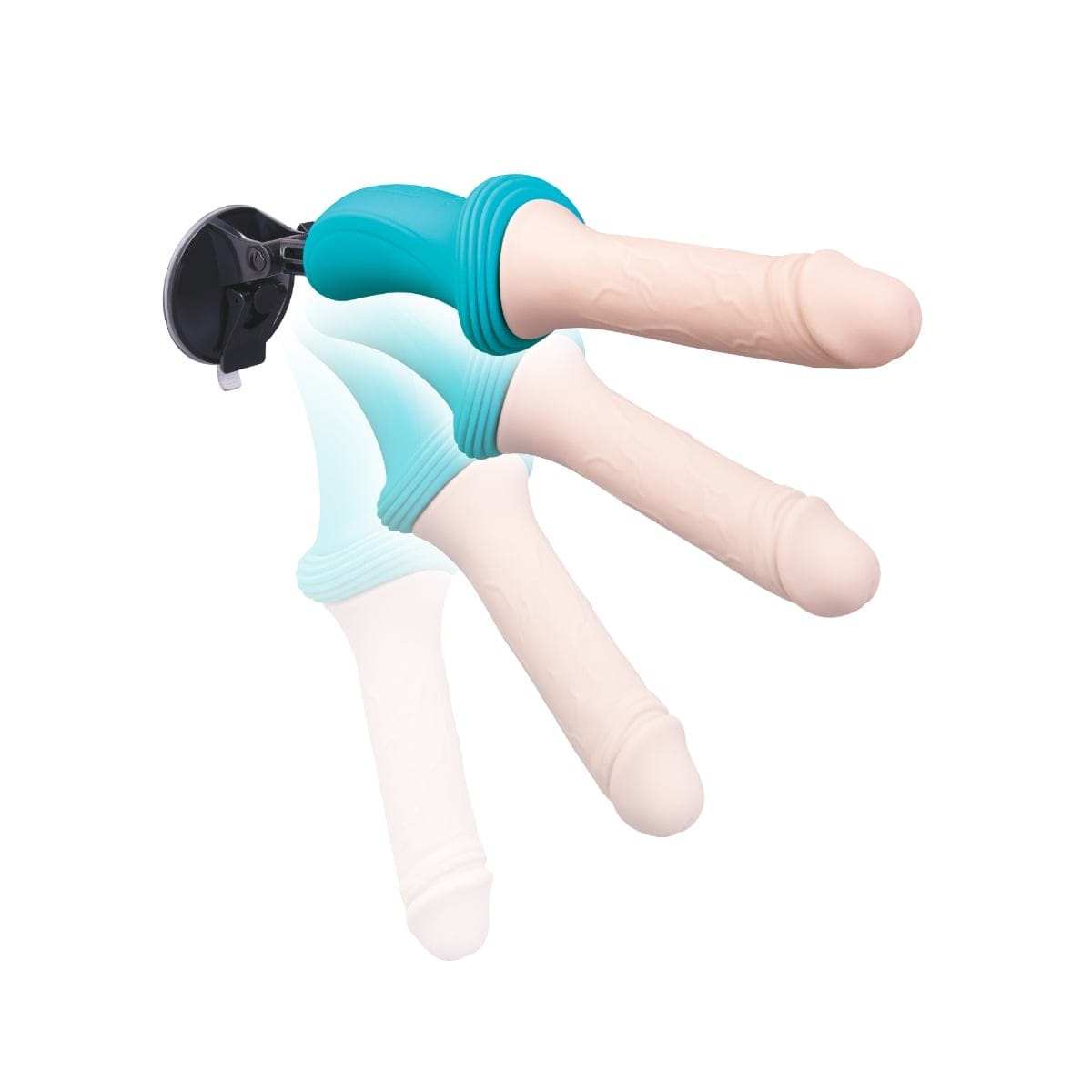 B-Vibe - Adjustable Thrusting 6.5 inch Dildo Machine with Suction Cup | USB Rechargeable B-Vibe - For Me To Love