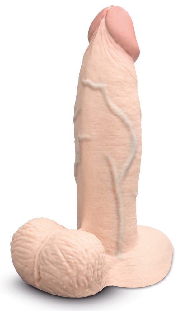 B-Vibe - Very Realistic Girthy Slipskin Silicone Dildo with Balls and Suction Base | 7 inches B-Vibe - For Me To Love