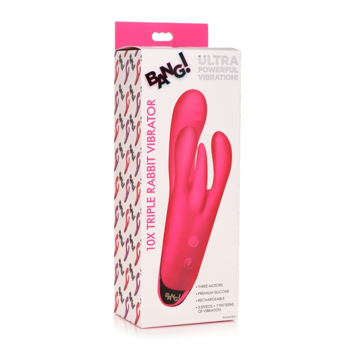 BANG - Triple Rabbit Clitoral & G-spot Vibrator | USB Rechargeable BANG - For Me To Love