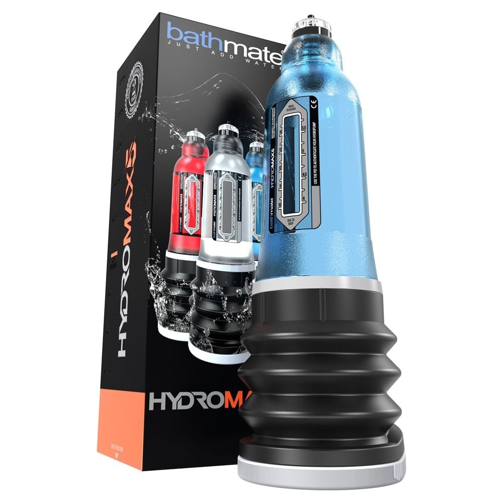 Bathmate - HYDROMAX5 Hydro Vacuum Penis Pump Blue | Penis Size 3-5 inches Bathmate - For Me To Love
