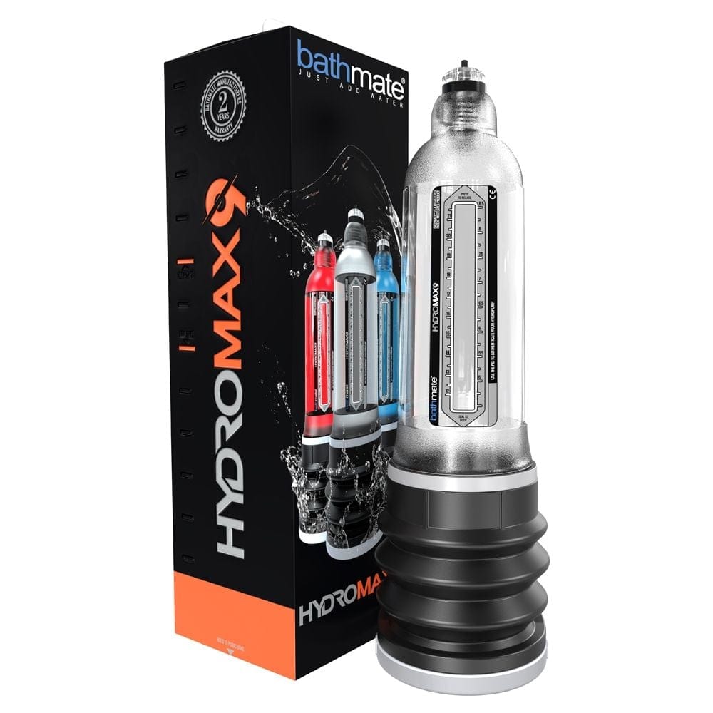 Bathmate - HYDROMAX9 Hydro Vacuum Penis Pump Clear | Penis Size 7-9 inches Bathmate - For Me To Love