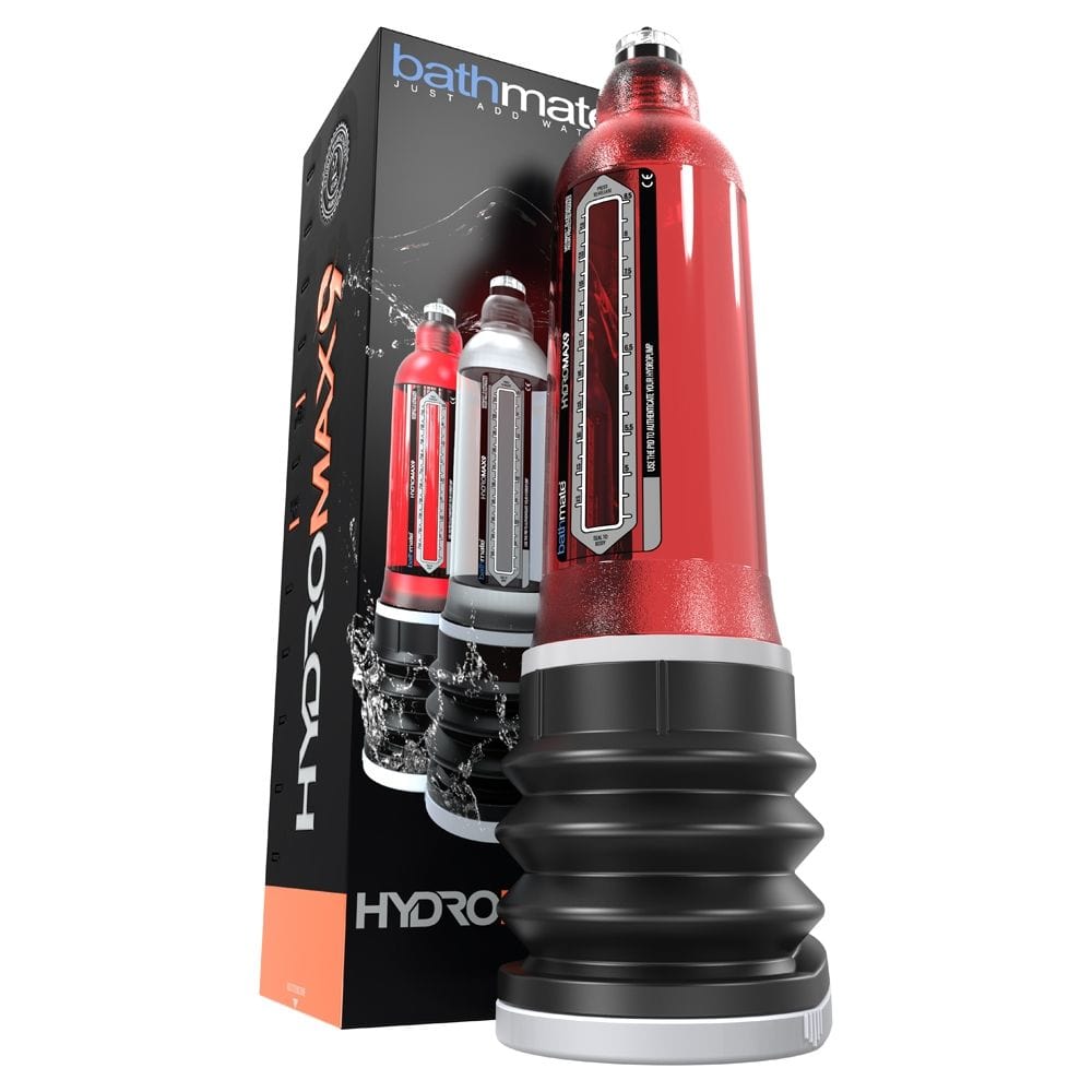 Bathmate HYDROMAX9 Penis Pump Red | Penis Size 7-9 inches Bathmate - For Me To Love