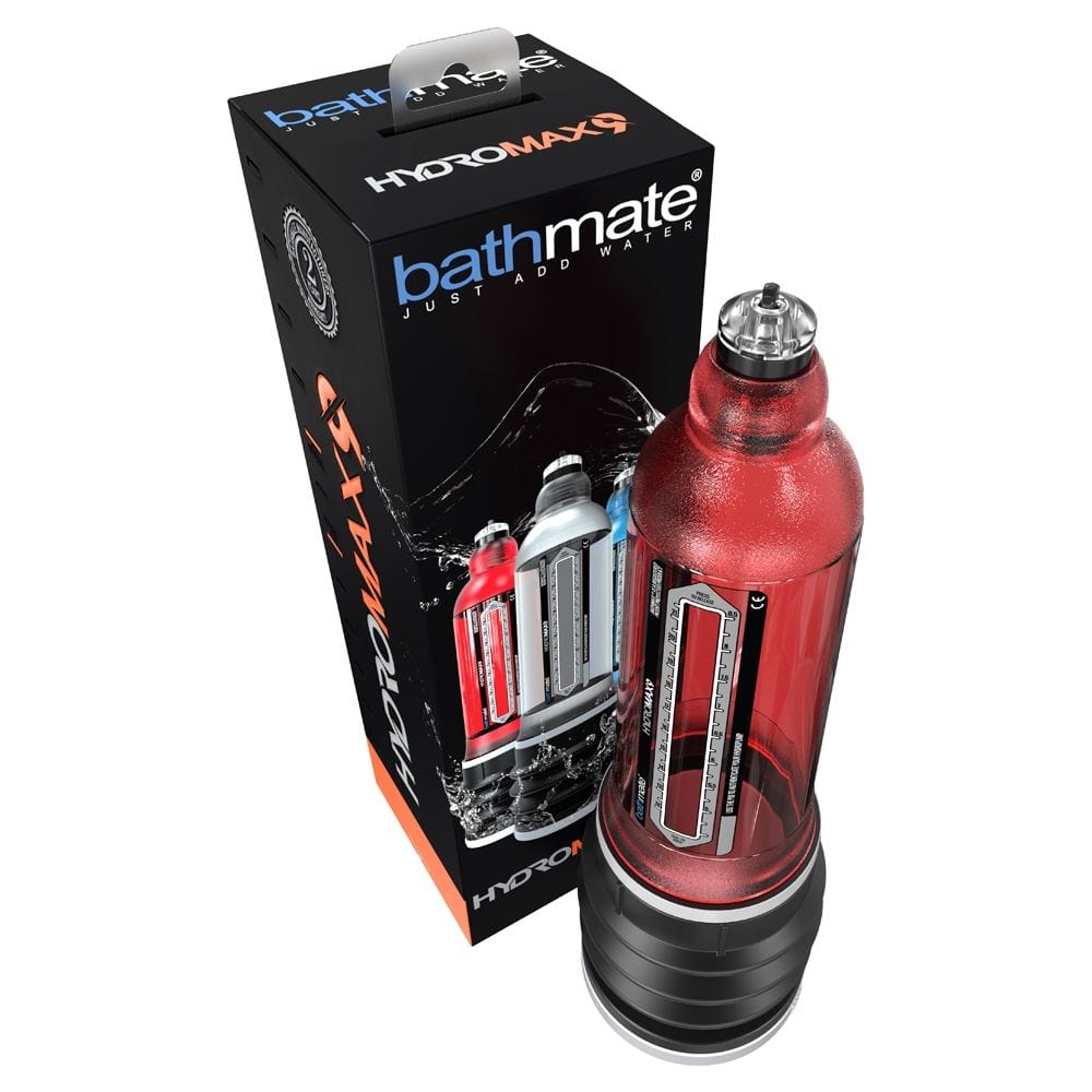 Bathmate HYDROMAX9 Penis Pump Red | Penis Size 7-9 inches Bathmate - For Me To Love
