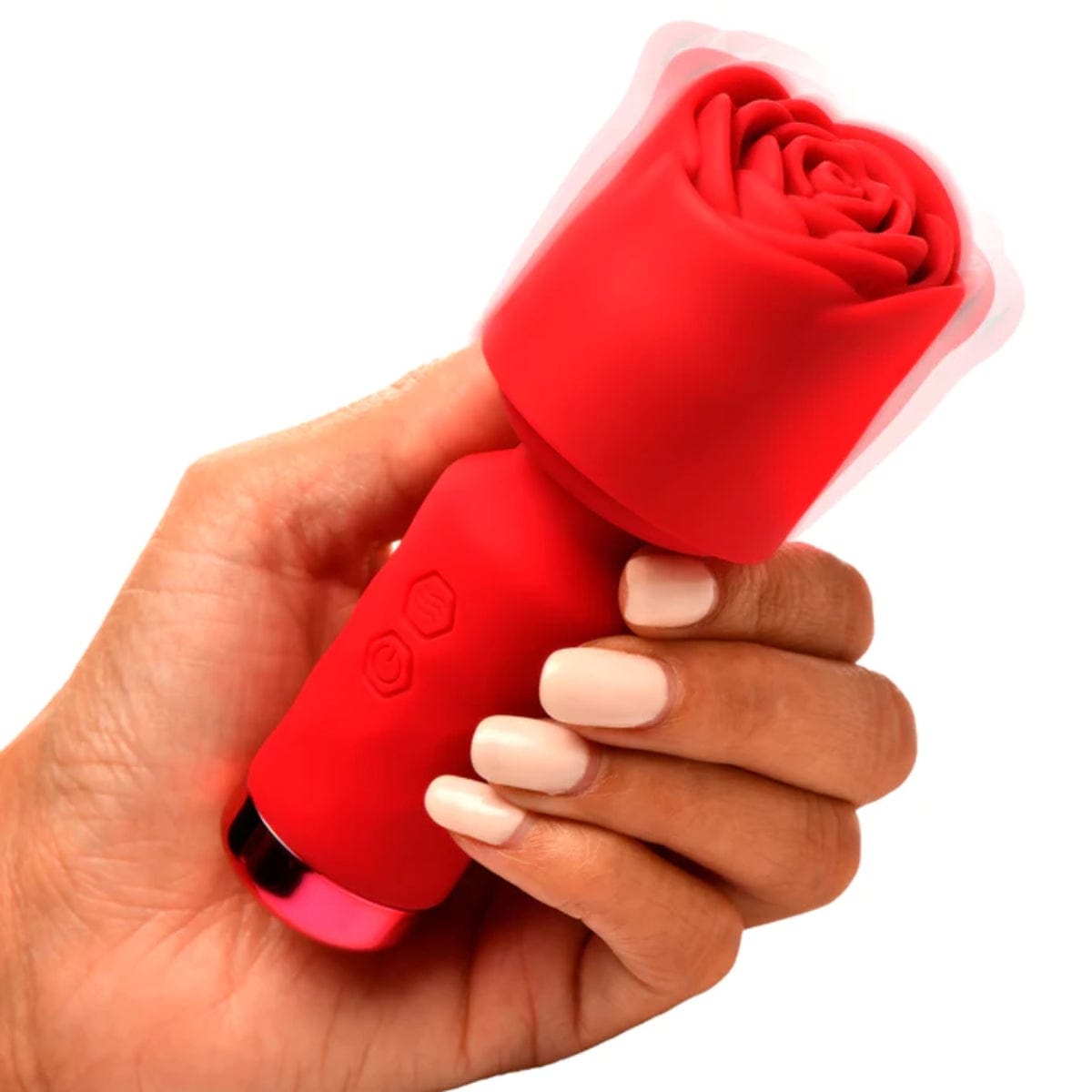 Bloomgasm - Pleasure Rose Petite Mini Silicone Rose Wand Bloomgasm - For Me To Love