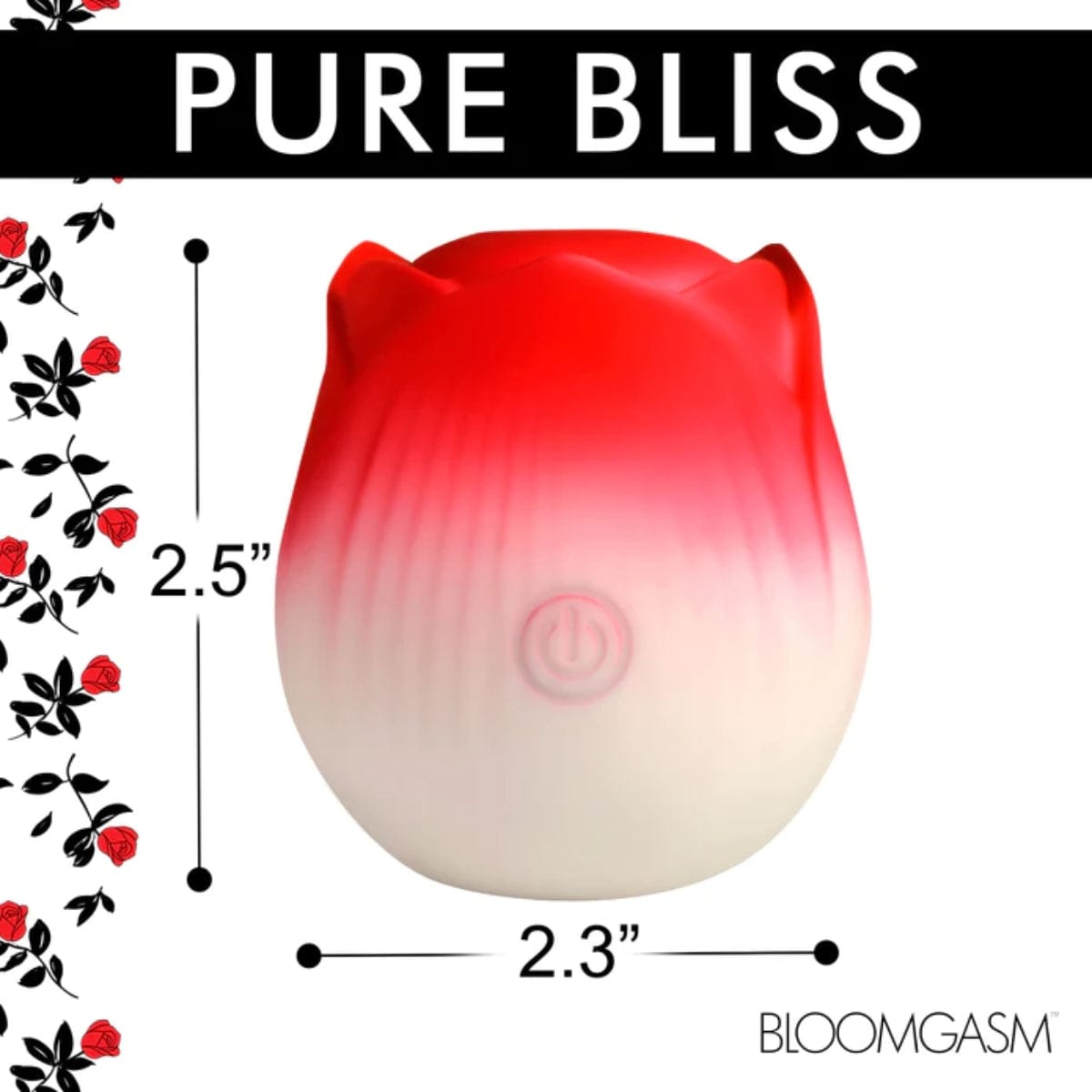 Bloomgasm - Pulsing Petals Throbbing Clitoral Stimulator | Red Rose Bloomgasm - For Me To Love
