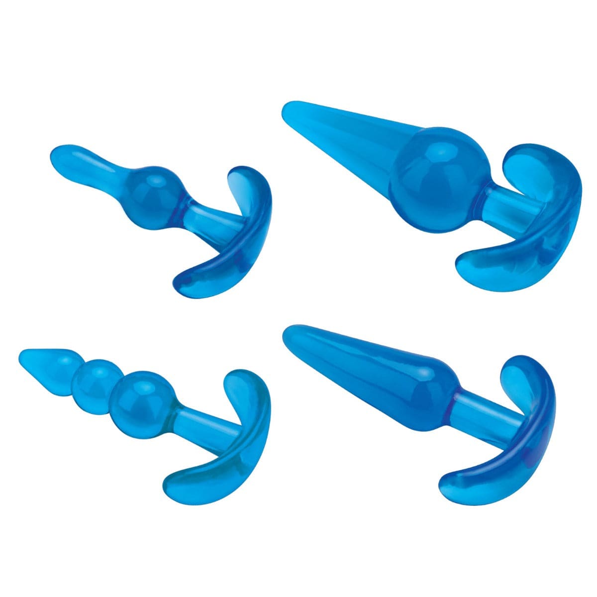 Blue Line - Butt Plug Training to Explore Anal Pleasure | Set of 4 Blue Line - For Me To Love