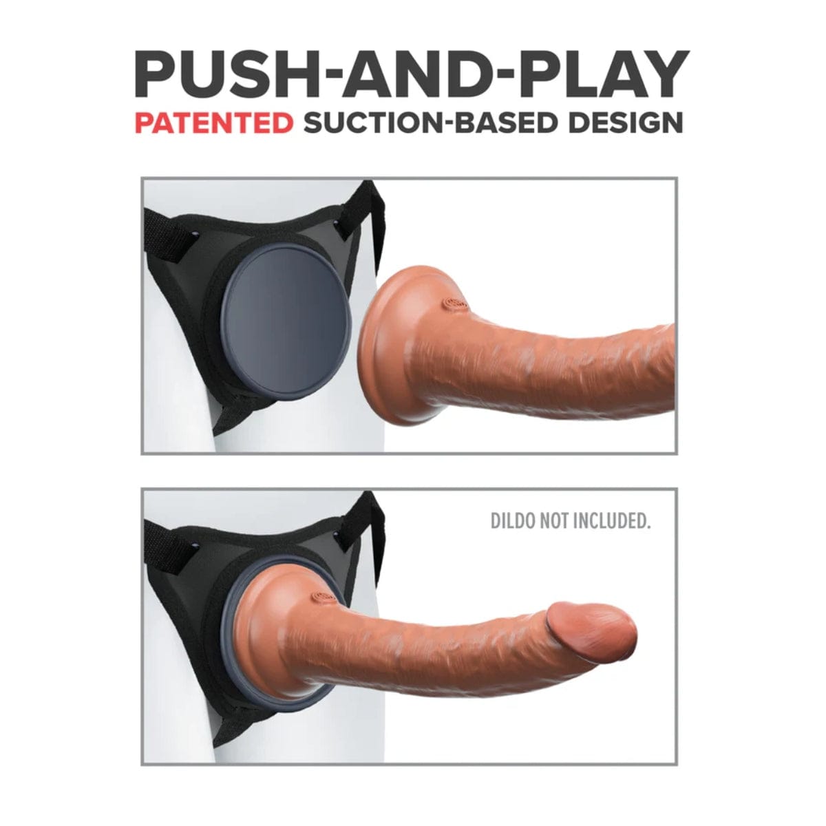 Body Dock - Elite Strap On Harness | Black Body Dock - For Me To Love