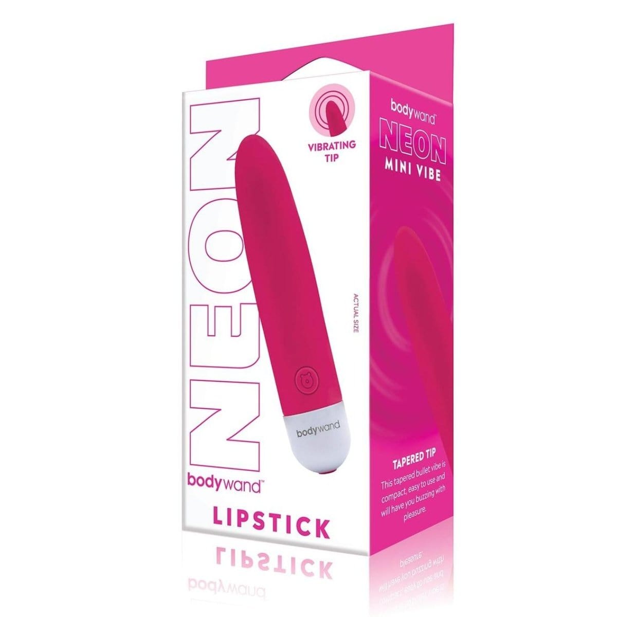 Bodywand Mini Lipstick - USB Rechargeable | Neon Pink bodywand - For Me To Love