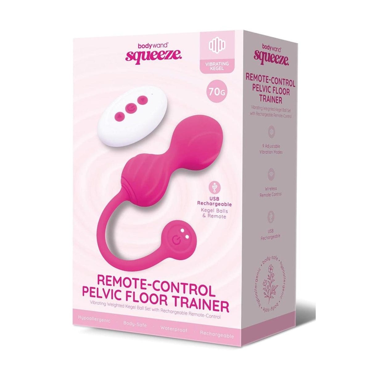 Bodywand - Squeeze 70g Kegal Ball with Remote | USB Rechargeable Bodywand - For Me To Love