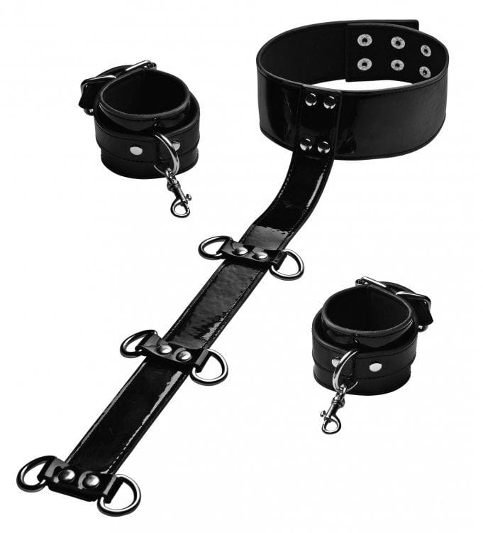 bound again Bound Around Neck to Wrist Restraints