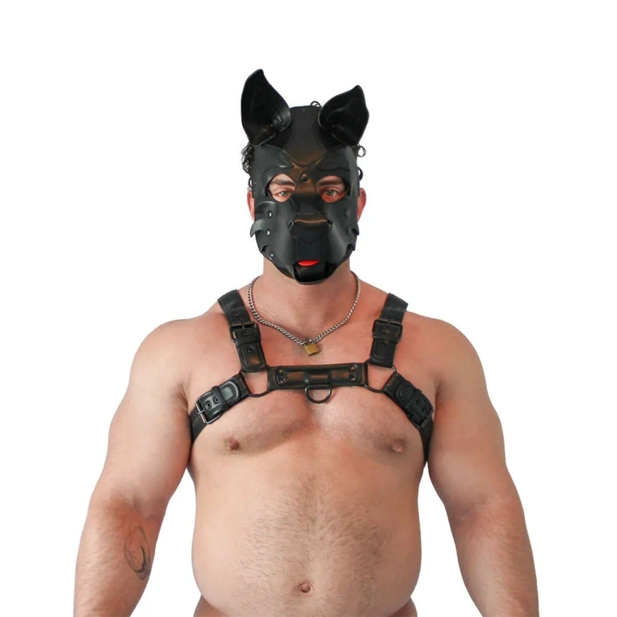 BRUTUS - Vegan Leather Pup Hood | Black-Black Brutus - For Me To Love