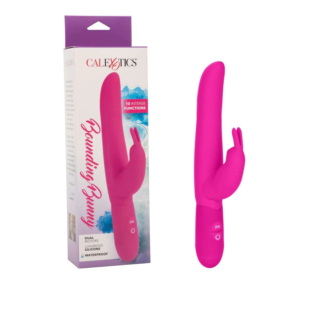 CalExotics- Bounding Bunny Clitoral Duel Action Vibrator | Hot Pink CalExotics - For Me To Love