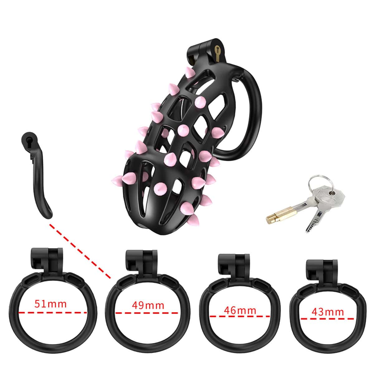 CELLMATE - FlexiSpike Chastity Cage | Choice of 5 Sizes Cellmate - For Me To Love