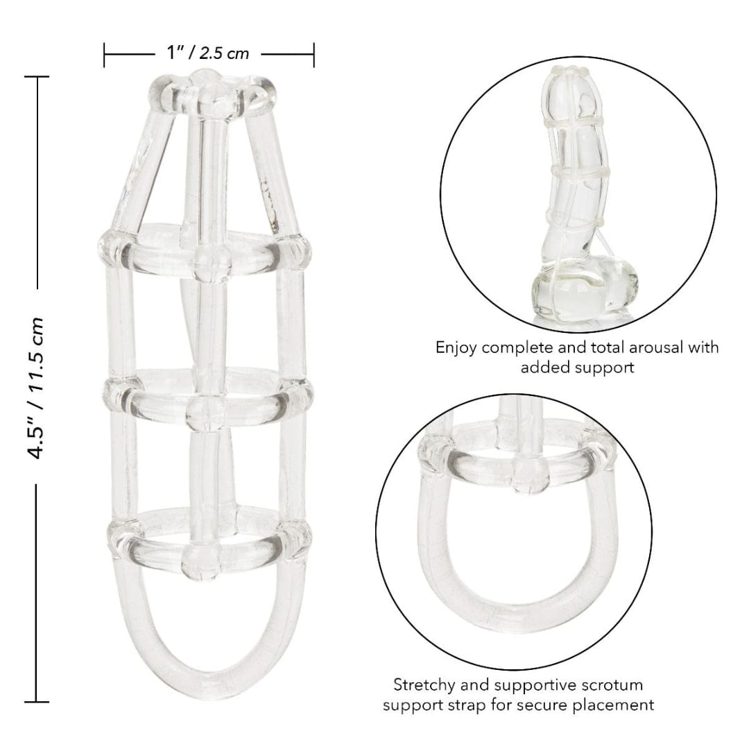 Cock Cage Enhancer - Clear Calexotics - For Me To Love