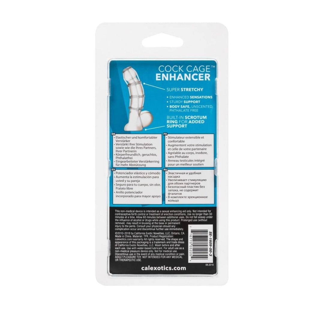 Cock Cage Enhancer - Clear Calexotics - For Me To Love