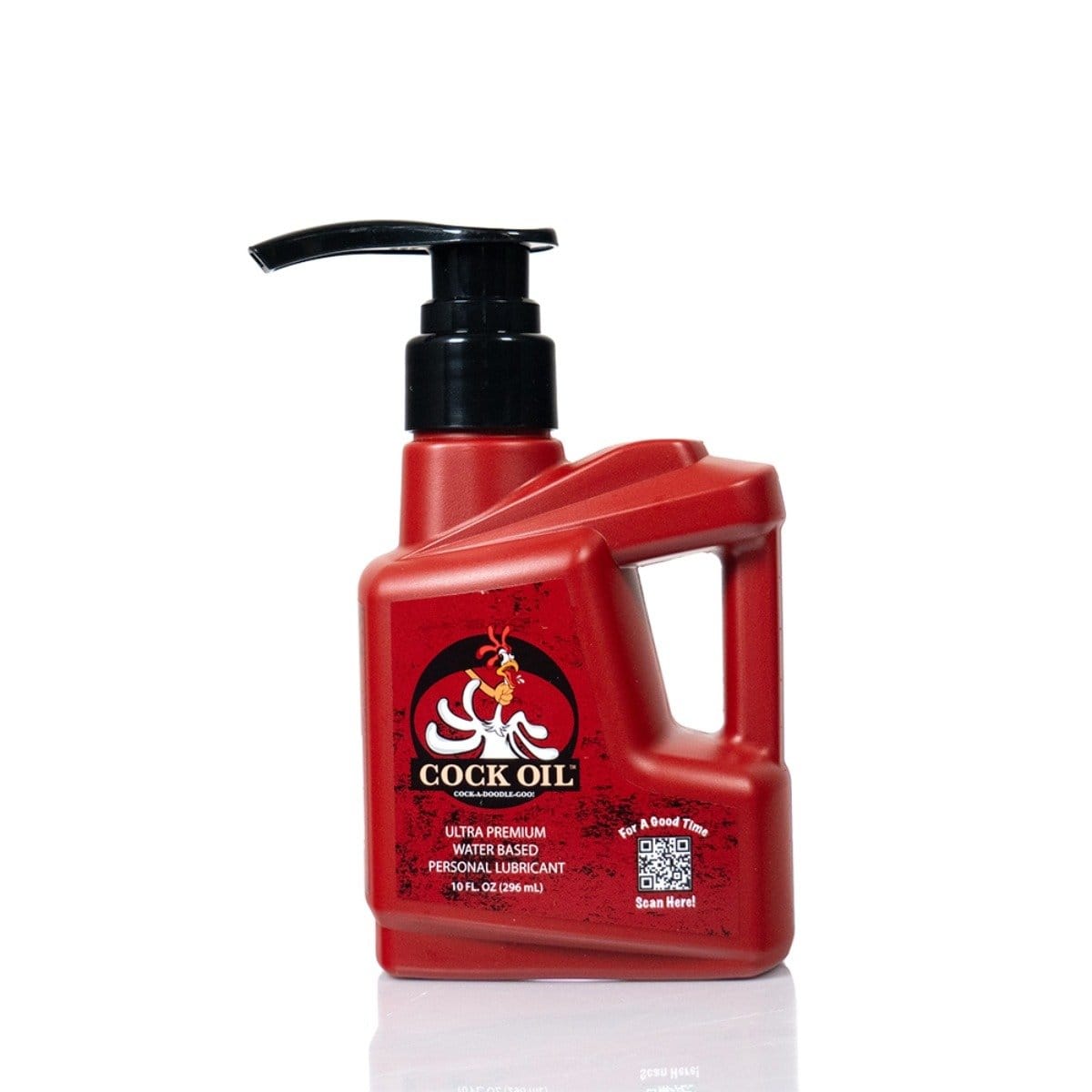 Cock Oil - Water Based Lubricant Plastic Bottle w. Pump | 296 ml Cock Oil - For Me To Love