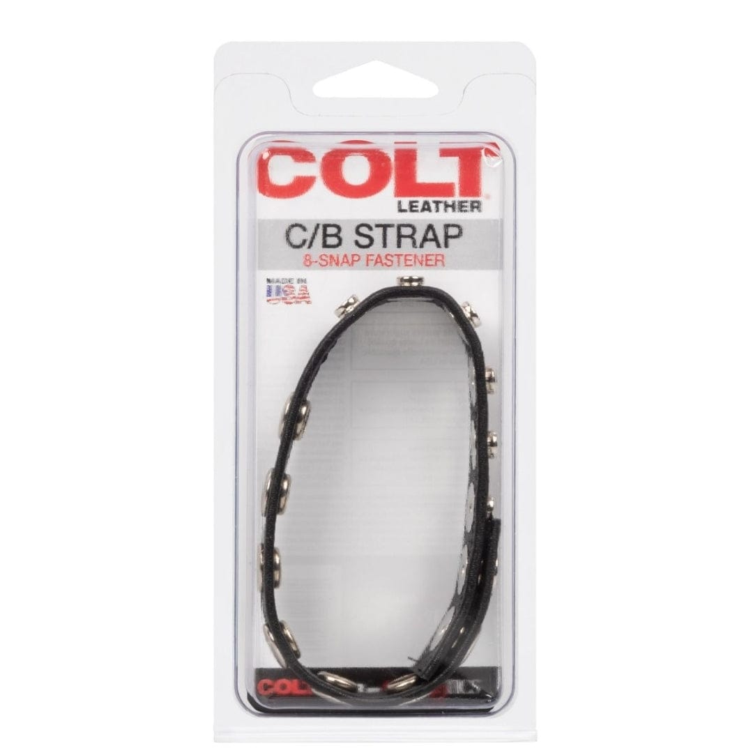 COLT ADJUSTABLE 8 SNAP COCK AND BALL LEATHER STRAP COLT - For Me To Love