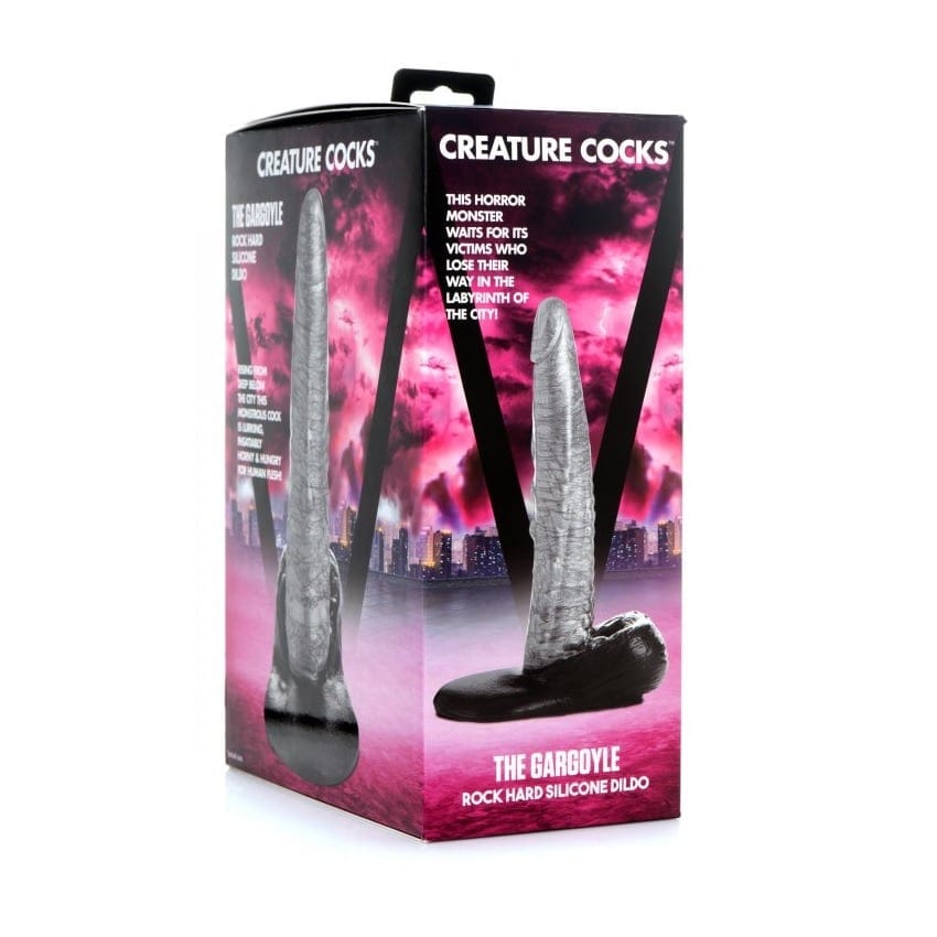 creature cocks Creature Cocks The Gargoyle Rock Hard Silicone Dildo 9 inch