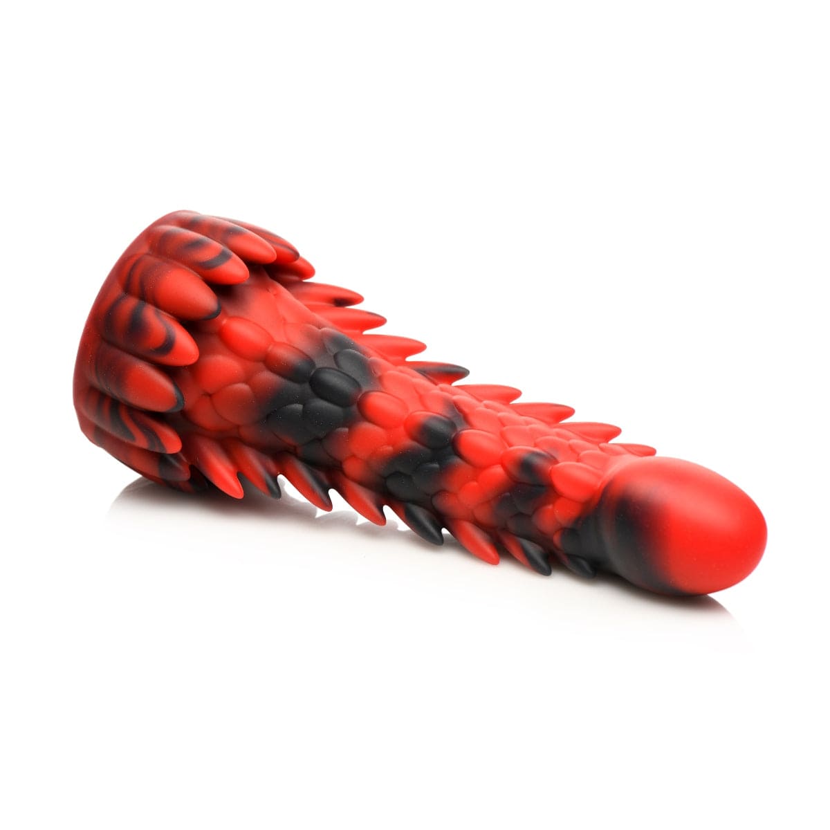 Creature Cocks - Demon Rising Scaly Dragon Silicone Dildo With Suction Cup Base | 8 inches creature cocks - For Me To Love