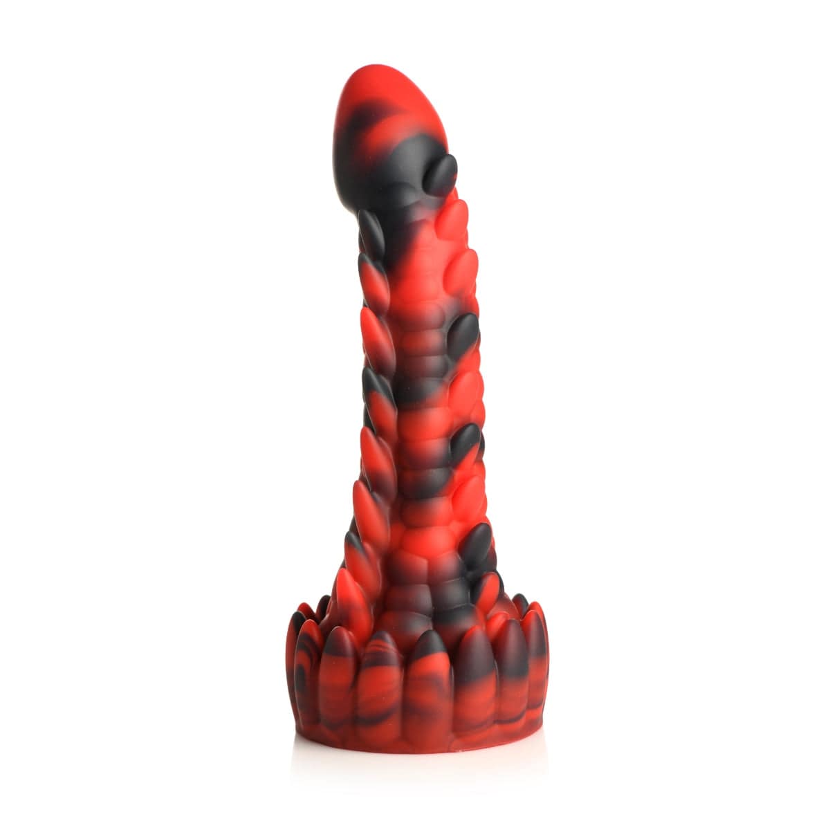 Creature Cocks - Demon Rising Scaly Dragon Silicone Dildo With Suction Cup Base | 8 inches creature cocks - For Me To Love