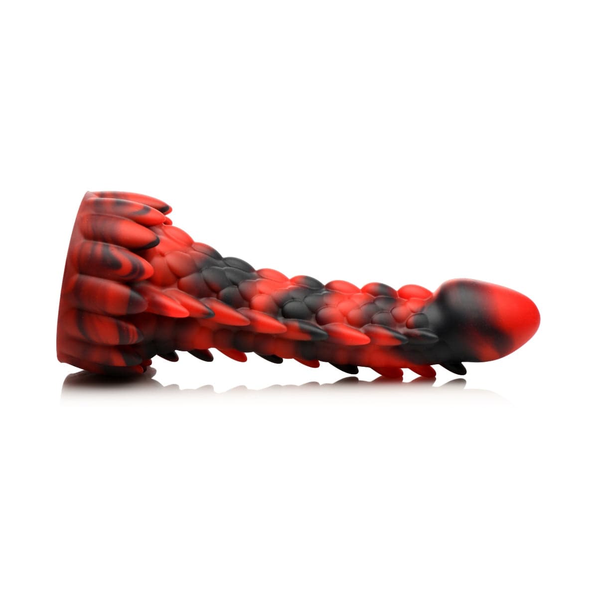 Creature Cocks - Demon Rising Scaly Dragon Silicone Dildo With Suction Cup Base | 8 inches creature cocks - For Me To Love