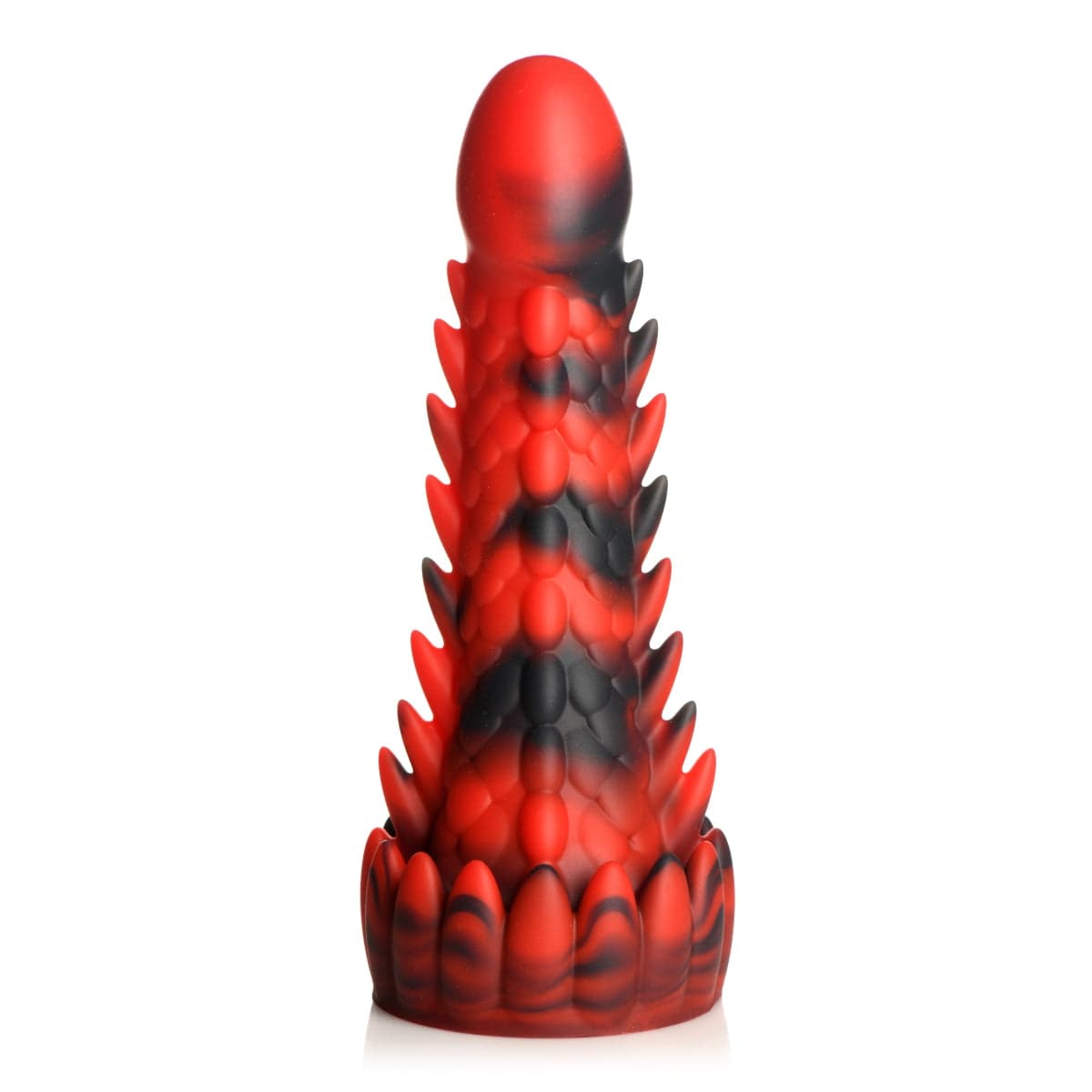 Creature Cocks - Demon Rising Scaly Dragon Silicone Dildo With Suction Cup Base | 8 inches creature cocks - For Me To Love