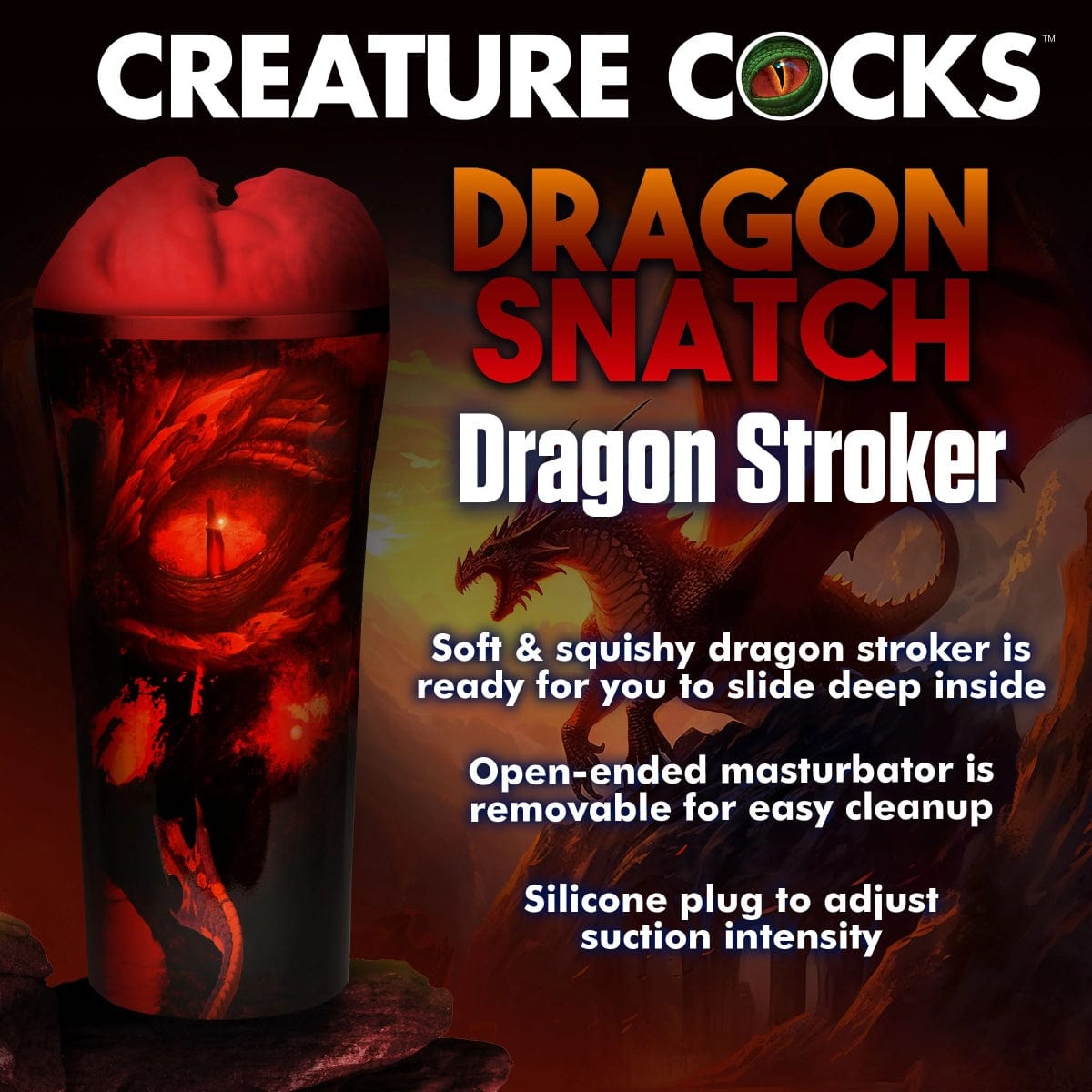 Creature Cocks - Dragon Snatch Stroker | Male Masturbator creature cocks - For Me To Love
