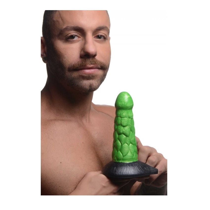 Creature Cocks Radioactive Reptile Thick Scaly Silicone Dildo 7.5 inch creature cocks - For Me To Love