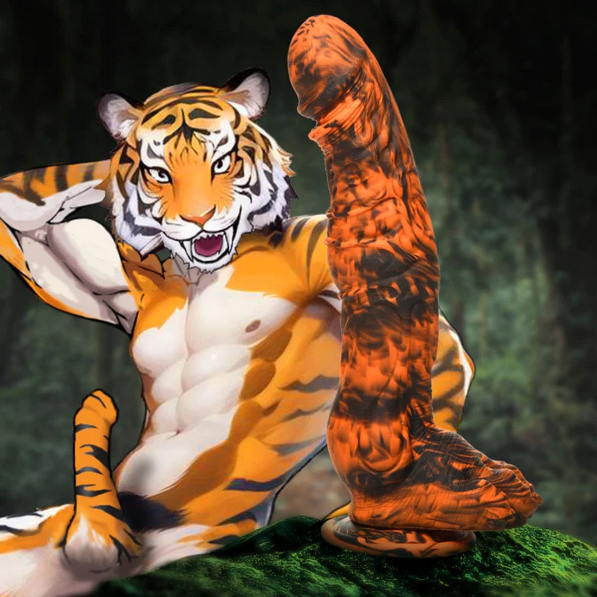 Creature Cocks - Saber tooth Silicone Dildo with Suction Cup | 11 inches creature cocks - For Me To Love