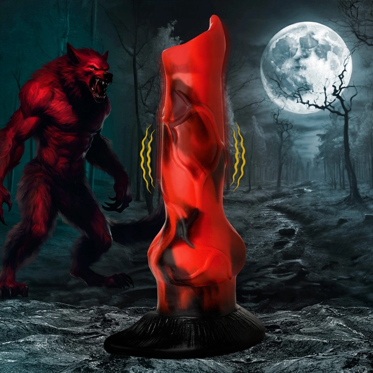 Creature Cocks - Vibra Beast Vibrating Silicone Dildo | 7.4 inches creature cocks - For Me To Love