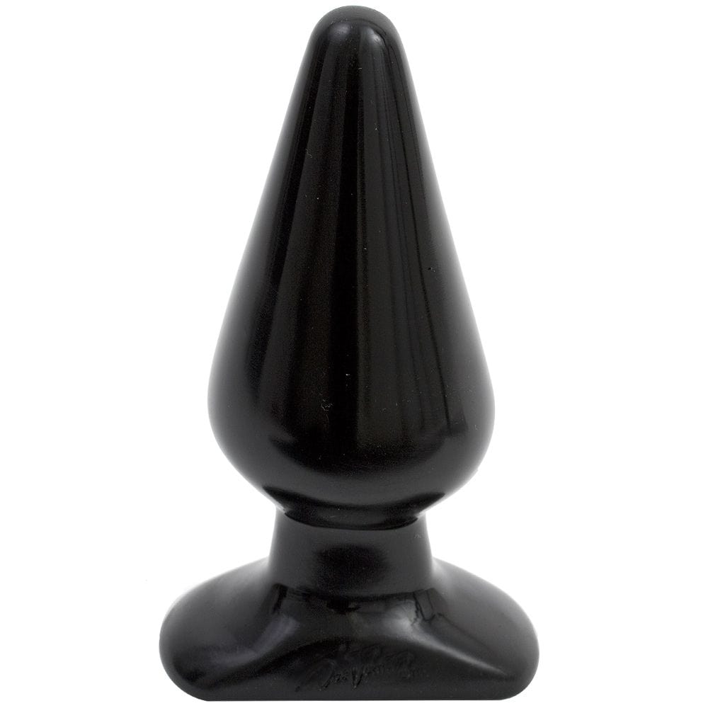 Doc Johnson Classic Butt Plug Black - Choice of Small Medium Large Doc Johnson - For Me To Love
