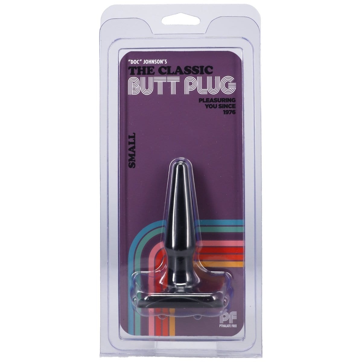 Doc Johnson -Classic Butt Plug Black | Choice of Small Medium Large SMALL Doc Johnson - For Me To Love