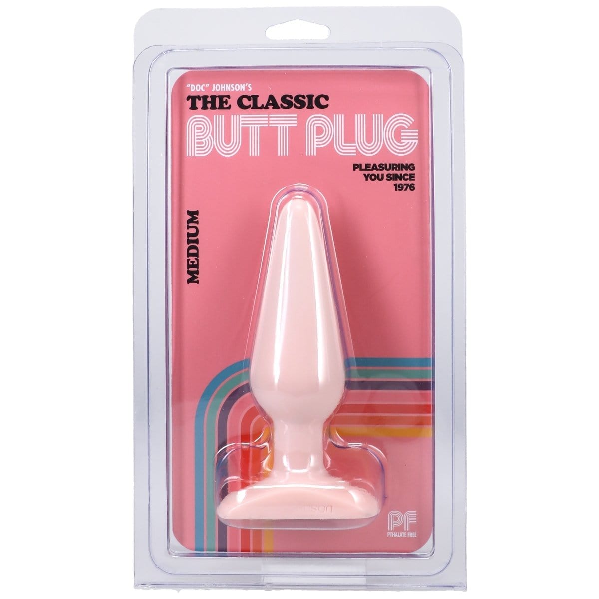 Doc Johnson -Classic Butt Plug Flesh | Choice of Small Medium Large Doc Johnson - For Me To Love