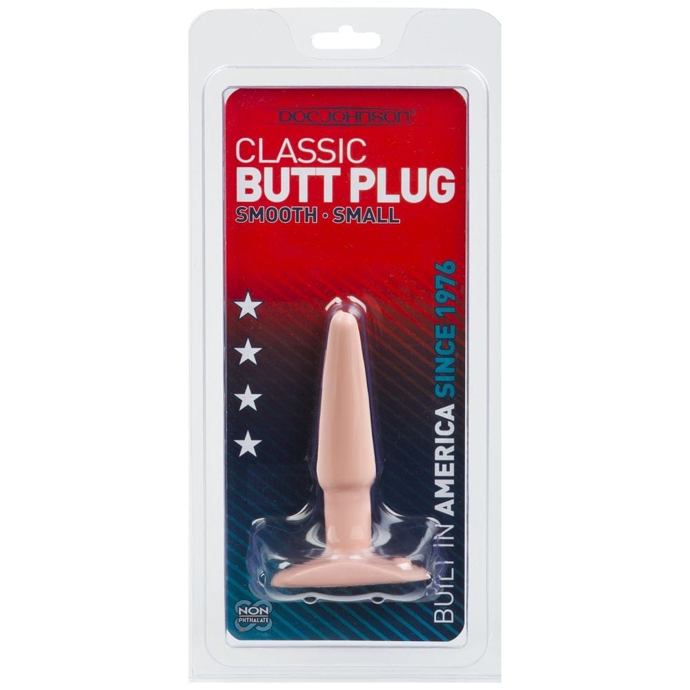 Doc Johnson -Classic Butt Plug Flesh | Choice of Small Medium Large Doc Johnson - For Me To Love