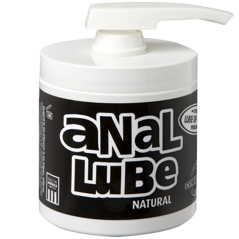 Doc Johnson Doc Johnson Anal Lube Natural In Pump Dispenser Transparent 127ml