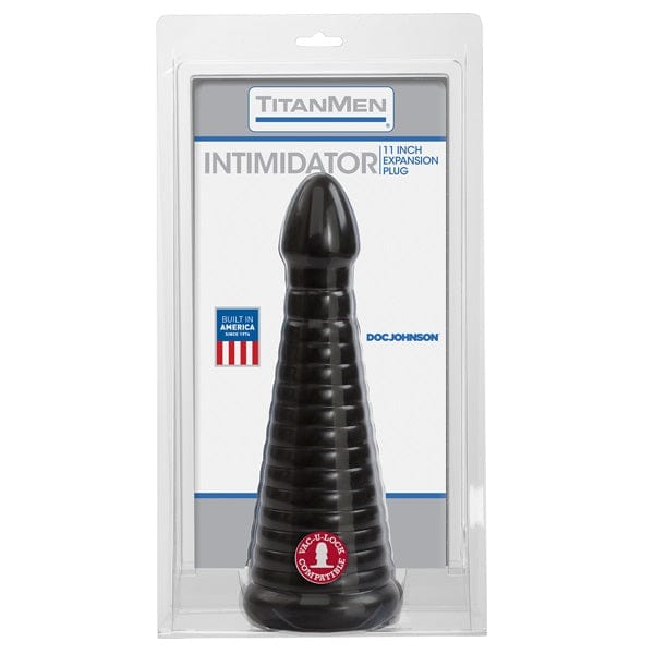 Doc Johnson Doc Johnson Intimidator TitanMan - 11inch Expansion Plug - Vac U Lock compatible - Black