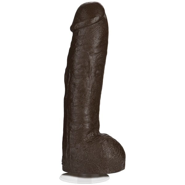 Doc Johnson Doc Johnson Realistic Bam Moulded Cock With Removable Vac-U-Lock suction cup - Black 13 inch