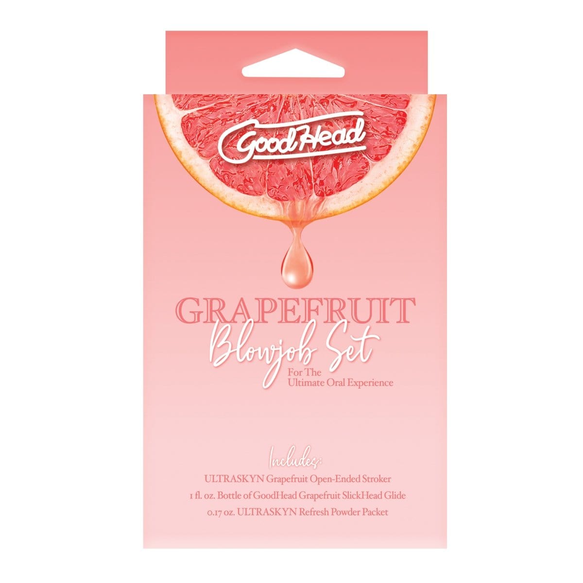 Doc Johnson - GoodHead Grapefruit Open Ended Stroker Set | Blowjob Masturbator Doc Johnson - For Me To Love