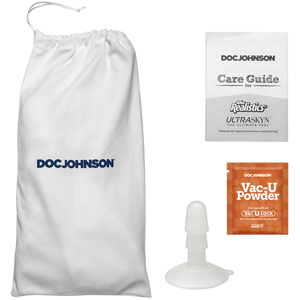 Doc Johnson - James Deen Ultraskyn Dildo with Removable Vac-U-Lock Suction Cup | 8 inches Doc Johnson - For Me To Love