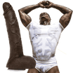 Doc Johnson Jason Luv Cock with Removable Vac-U-Lock suction cup Brown 10 inch Doc Johnson - For Me To Love