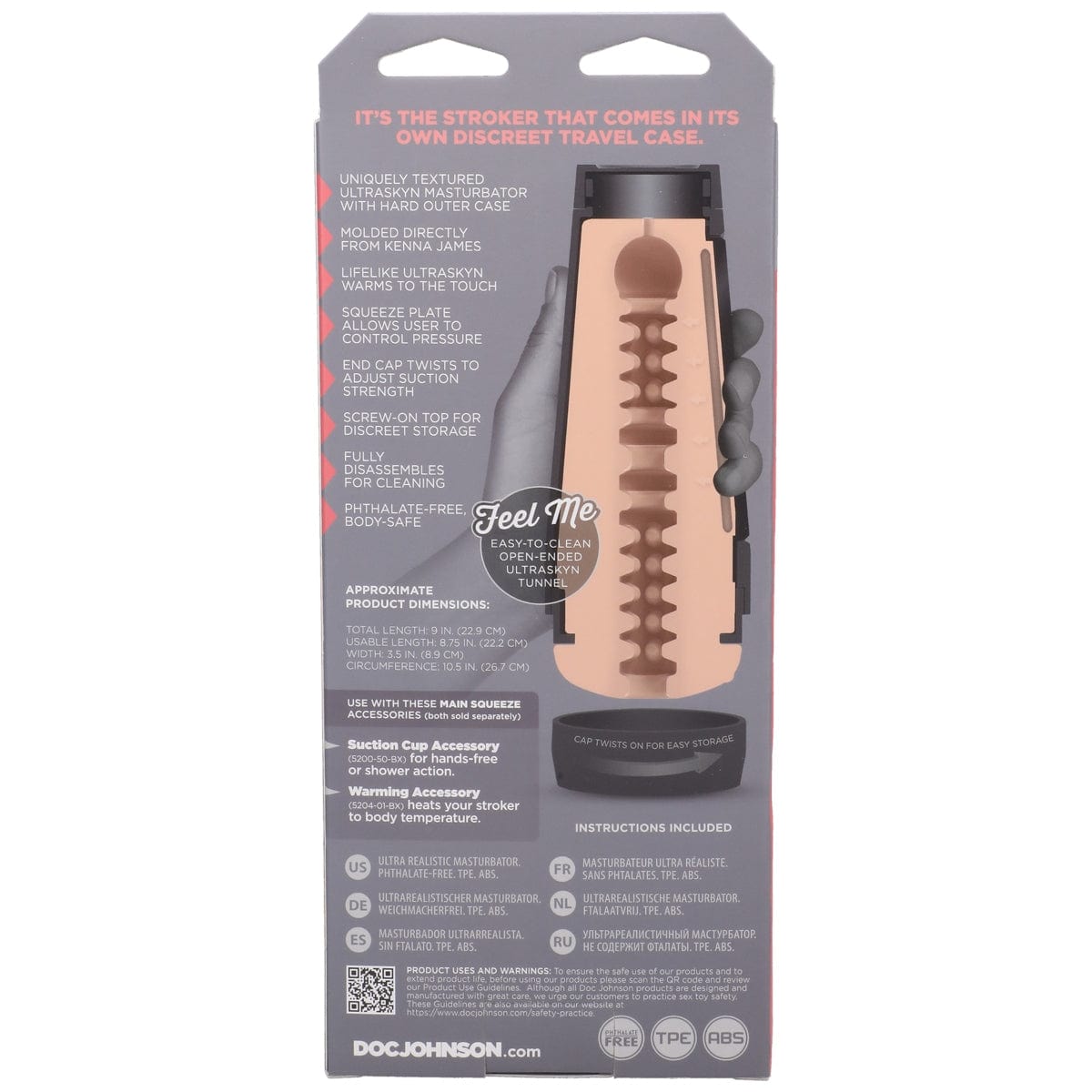 Doc Johnson - Main Squeeze Kenna James ULTRASKYN Stroker Pussy | Male Masturbator Doc Johnson - For Me To Love