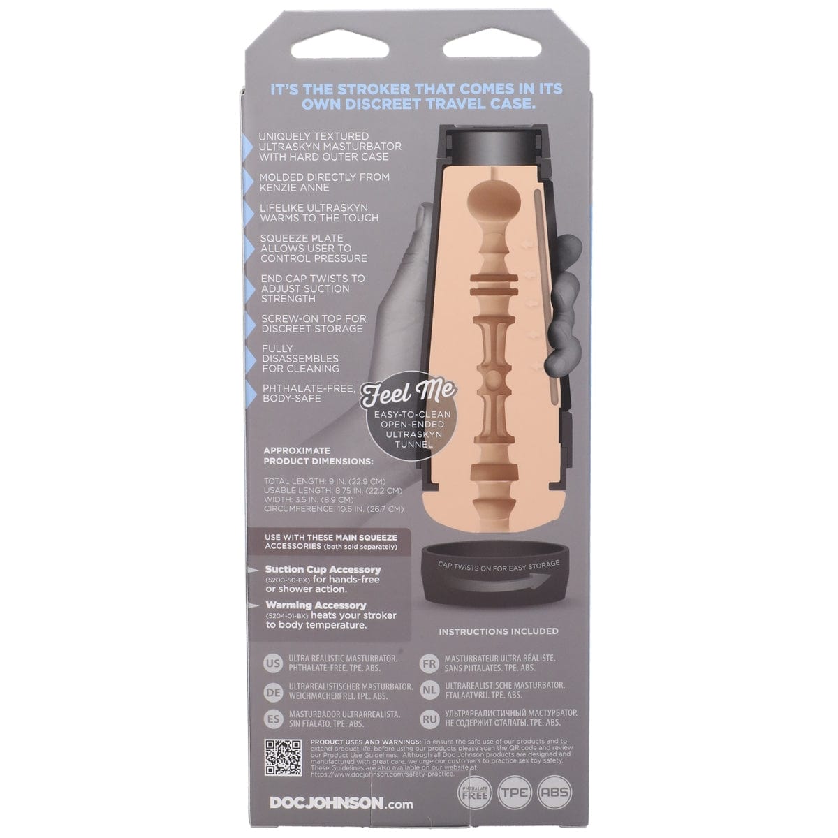 Doc Johnson - Main Squeeze Kenzie Anne ULTRASKYN Stroker Pussy | Male Masturbator Doc Johnson - For Me To Love