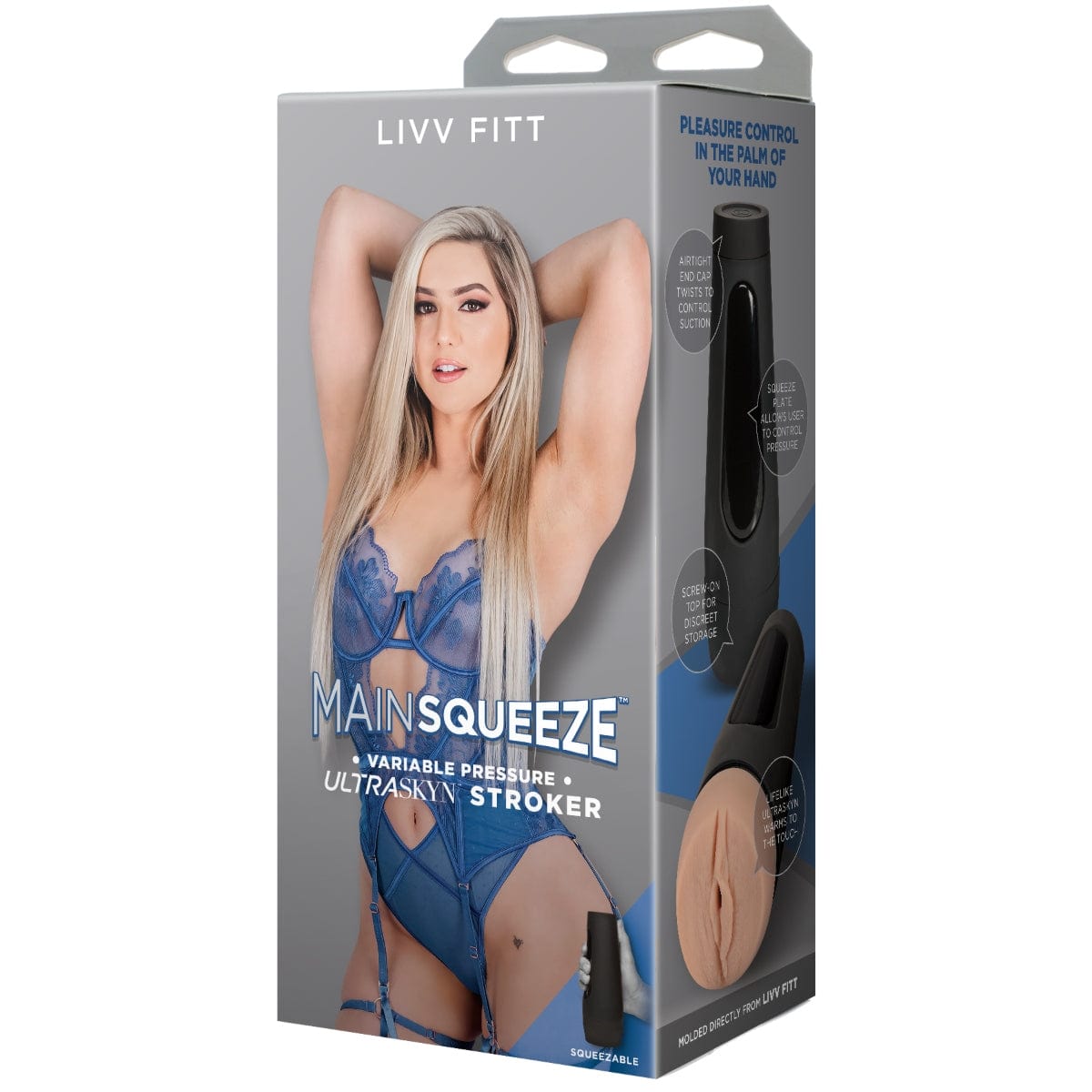 Doc Johnson - Main Squeeze Livv Fitt ULTRASKYN Stroker | Male Masturbator Doc Johnson - For Me To Love