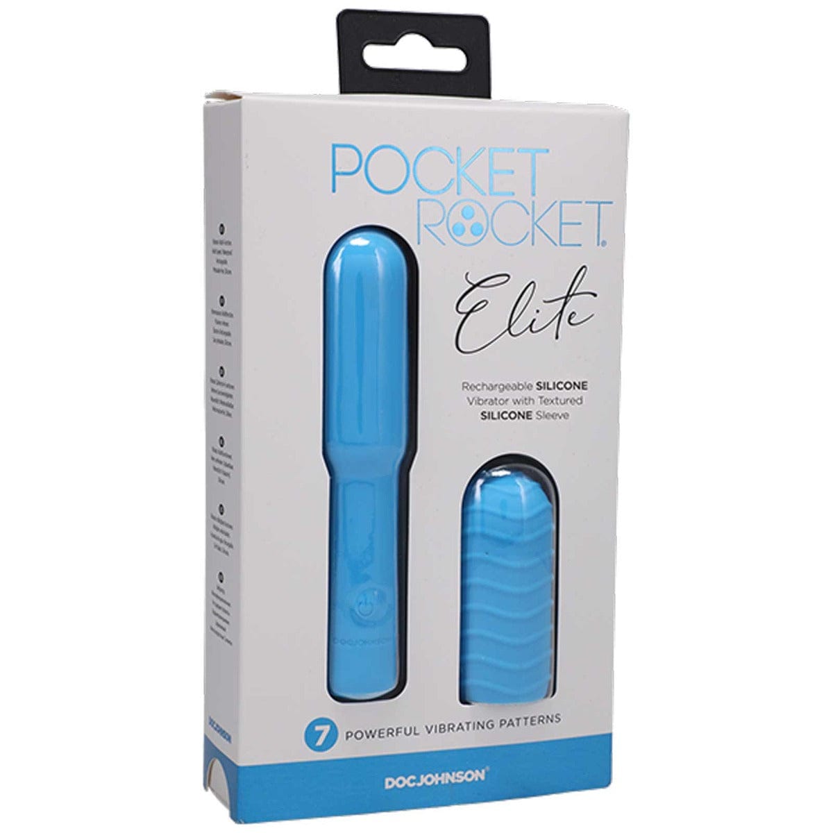 Doc Johnson - Pocket Rocket Elite Massage Vibe | Sky Blue Doc Johnson - For Me To Love