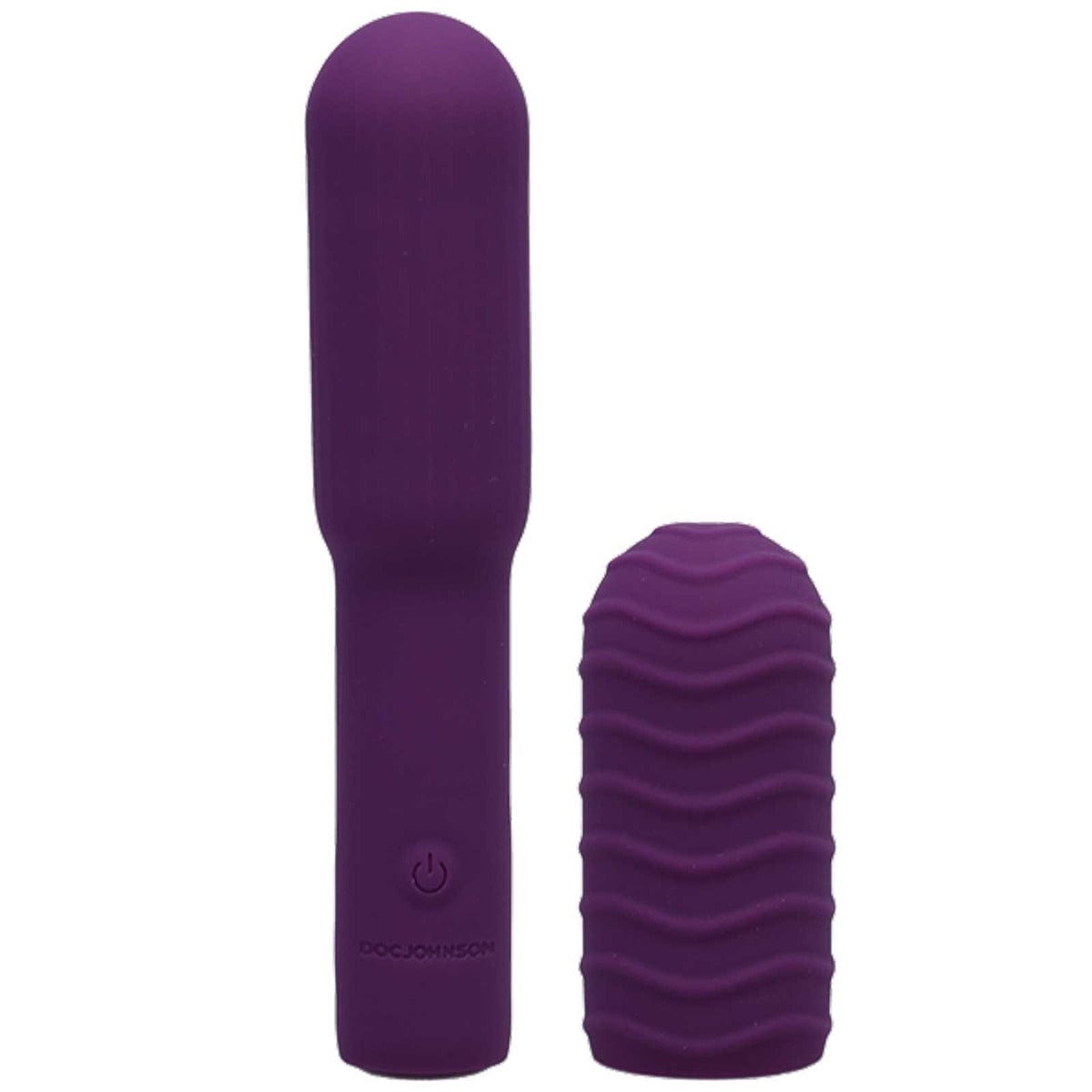 Doc Johnson - Pocket Rocket Elite Massage Vibe with Removable Sleeve | Purple Doc Johnson - For Me To Love