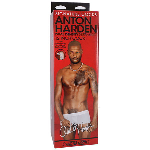 Doc Johnson Signature Cocks - Anton Harden Ultraskyn Dildo With Removable Vac-U-Lock Suction Cup | 11 inches Doc Johnson - For Me To Love