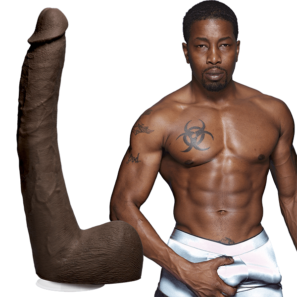 Doc Johnson Signature Cocks Isiah Maxwell Ultraskyn Cock With Removable Vac-U-Lock Suction Cup 10 inches Doc Johnson - For Me To Love